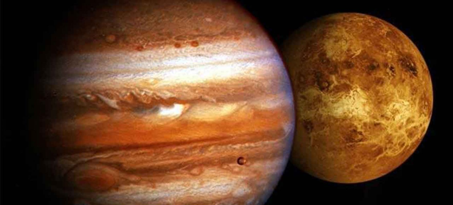 Венера и Юпитер в карте