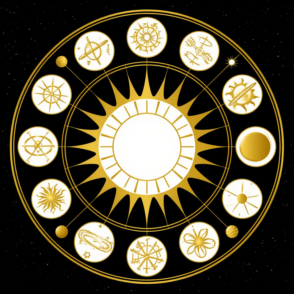 Круг соляра с домами